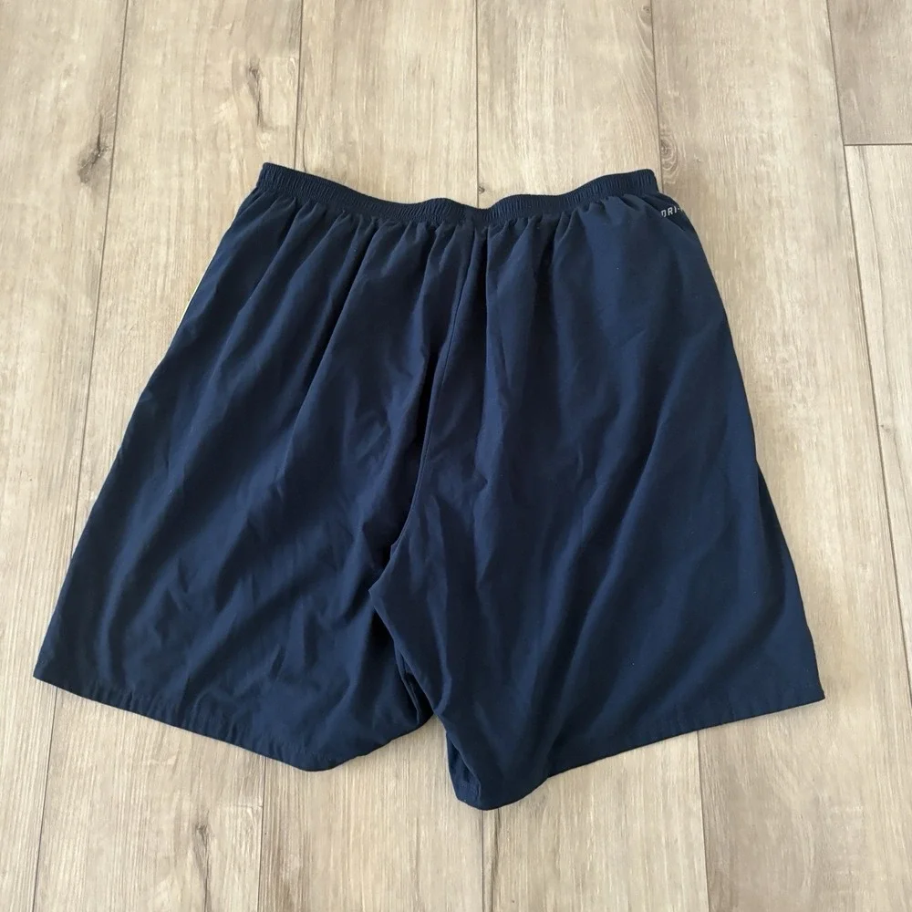 Nike Livestrong Woven Training Shorts Mens XXL Black Dri Fit Lined Stretch